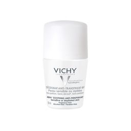 Vichy Déodorant Anti-transpirant 48 h | Peau Sensible ou Epilée | Sels d'Aluminium pour Réduire Efficacement la Sueur