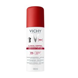 Vichy Clinical Control Anti-Transpirant 96H | Spray sans alcool pour peaux sensibles | Transpiration excessive et anti-odeurs