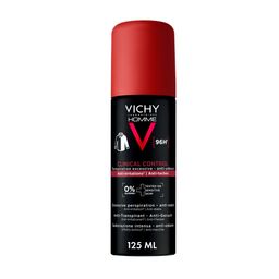 Vichy Homme Clinical Control Anti-Transpirant 96H | Sans alcool | Peaux sensibles | Transpiration excessive et anti-odeurs