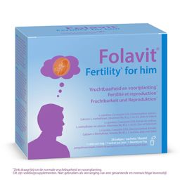 Folavit Fertility* for him |Mannelijke vruchtbaarheid* en spermatogenese**