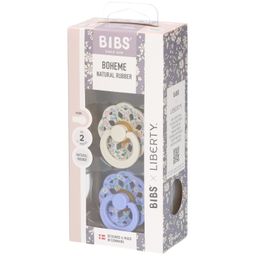 BIBS Boheme x Liberty Sucettes Chloe Meadow taille 2 6-18 mois