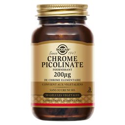 Solgar Chromium (Chrome) Picolinate 200 mcg