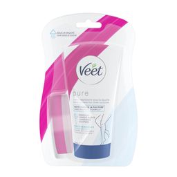 Veet Pure Ontharingscrème voor onder de Douche Lichaam en Benen Gevoelige Huid