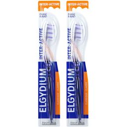 Elgydium Brosse à Dents Inter-Active Dure DUO