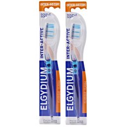 Elgydium Brosse à Dents Inter-Active Souple DUO