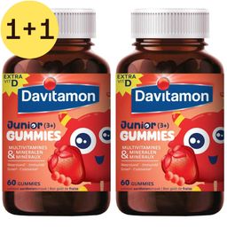 Davitamon Junior Gummies Fraise | 1+1 GRATUIT