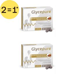 GlycePure® | Glycémie | Extraits végétaux et vitamines | Chrome, cannelle, zinc, sélénium et biotine| 2=1*