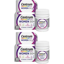 Centrum Women 50+ Multivitamines | 13 Vitamines & 10 Minéraux | Énergie, Immunité, Os, Hormones