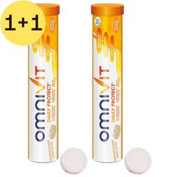 Omnivit Daily Protect | Multivitamine pour Énergie, Immunité & Concentration Mentale | 1+1 GRATUIT