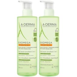 A-Derma Exomega Control Emolliërende Reinigingsgel 2 in 1 anti-jeuk | Droge huid met neiging tot atopie