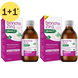 Broncho 2 en 1 Sirop contre la toux | 1+1*
