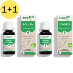 Herbalgem - Romarin Bio - Complément Alimentaire - Extrait De Bourgeon Frais - Pour Digestion, Drainage, Détox | 1+1 GRATUIT