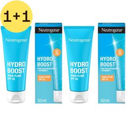 Neutrogena® Hydro Boost Aqua Fluid SPF25 | Met Hyaluronzuur | 1+1 GRATIS
