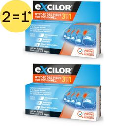 Excilor® Voetschimmel 3-in-1 | 2=1*