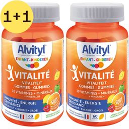 Alvityl® Vitalité Gommes | Vitamines B, C et D - Goût Fruité | 1+1 GRATUIT