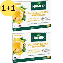 Humer Faryngitis Acute Keelpijn | 1+1 GRATIS