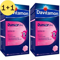 Davitamon Junior Framboise | 1+1 GRATUIT