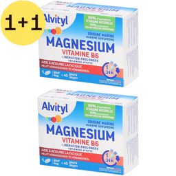 Alvityl® Magnesium Vitamine B6 | Verlengde Afgifte - Vermoeidheid - 45 Dagen | 1+1 GRATIS