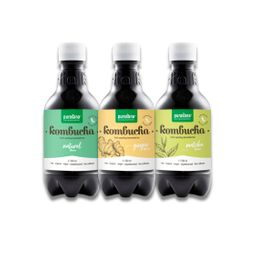 Purasana Kombucha Drank Gember, Natuur en Matcha Proefpakket