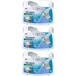 3M Micropore Sparadrap Microporeux 2,5 cm x 9,14 m 1530-1/D