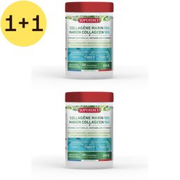 Superdiet Zeecollageen + Natuurlijke vitamine C | 1+1 GRATIS