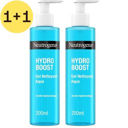 Neutrogena® Hydro Boost Gel Nettoyant Aqua | Avec Acide Hyaluronique | 1+1 GRATUIT