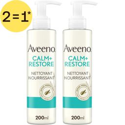 Aveeno® Calm+Restore Nettoyant Nourrissant | Peau Normale et Sensible | 2=1*