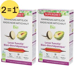 Superdiet Radis Noir - Artichaut Bio | 2=1*