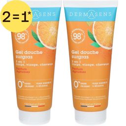 DermAsens Overvette Douchegel Citrus | 2=1*
