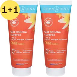 DermAsens Overvette Douchegel Monoï | 1+1 GRATIS