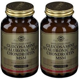 Solgar Glucosamine Hyaluronic Acid Chondroitin MSM