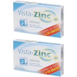 Vista-Zinc + D3 50 + 10 Tabletten GRATIS 2 voor 1