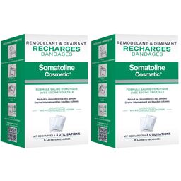 Somatoline Cosmetic® Drainant Bandages Recharge Duo