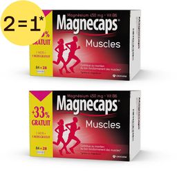 MAGNECAPS Muscles Promo + 33 % gratuit | 2=1*