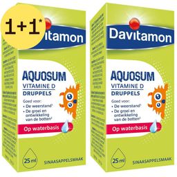 Davitamon Aquosum Vitamine D Druppels | 1+1*