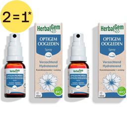 HerbalGem Optigem Oogleden Spray | Korenbloem | 2=1*