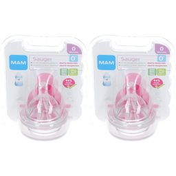 MAM Tétine en silicone 0 pour lait & thé, pour nouveau-nés