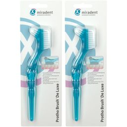 Miradent Borstel Tandprothese Deluxe Blauw