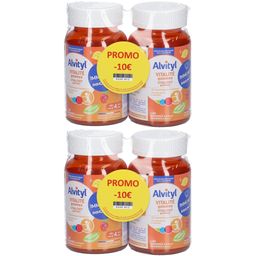 Alvityl® Vitalité Gommes | Vitamines B, C et D - Goût Fruité