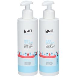 YUN BBY PREBIOTIC Body & Hair Wash Gel - Microbioomveilig - voor de babyhuid