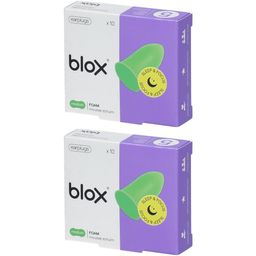 Blox Mousse Medium Vert Bouchons d'Oreille