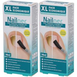 Nailner 2 en 1 pinceau contre les mycoses de l'ongle