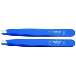 Morser Pincet Topinox Schuin Blauw Inox N125B