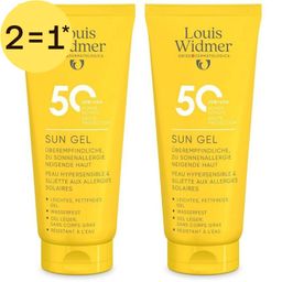 Louis Widmer Sun Gel SPF50 Légèrement Parfumé | 2=1*