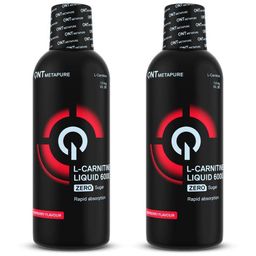 QNT Metapure L-Carnitine Liquid 6000 Framboos Zero Sugar Framboise