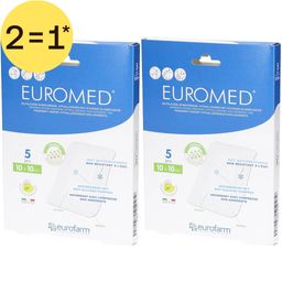 Euromed 10cm x 10cm Pansement d'Ile Sterile | 2=1*