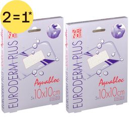 Euroderm Plus 10x10cm Pansement Stérile | 2=1*