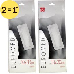 Euromed 10cm x 30cm Eilandpleister ADH Steriel | 2=1*