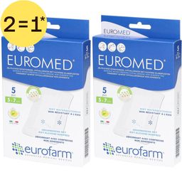Euromed 5cm x 7cm Eilandpleister Steriel | 2=1*