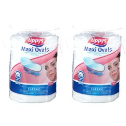 Tippys Maxi Pads Disques Coton Ovale